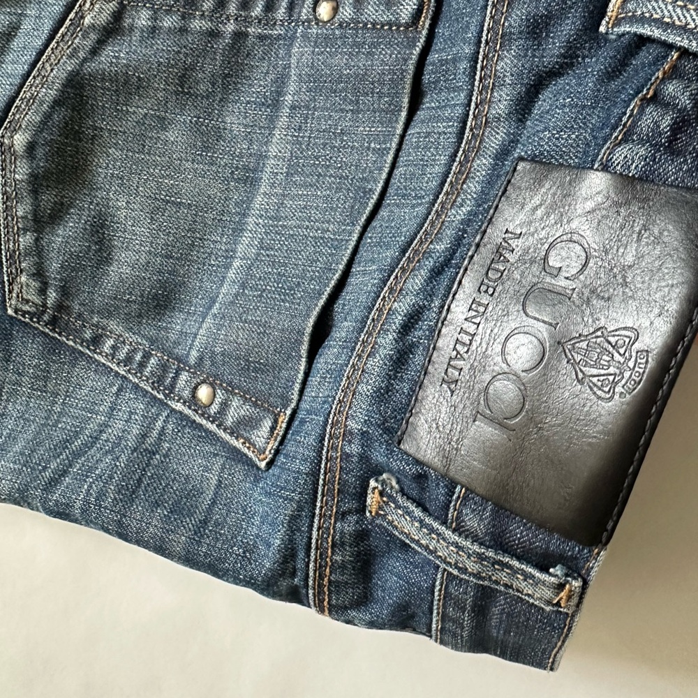 Gucci Men's Indigo Denim Straight-Leg Jeans